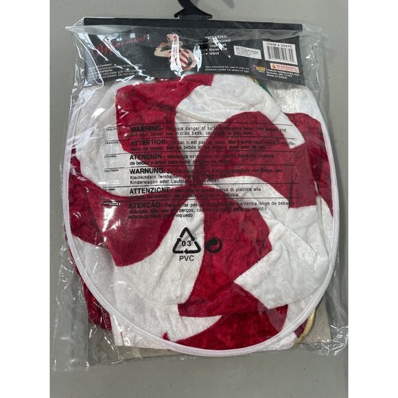 Mr Peppermint Uncle Sam Costume One Size Chest Up To Size 42 Holiday NEW - Picture 5 of 9